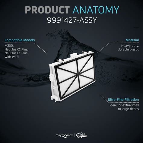 Dolphin Genuine Replacement Part Ultra Fine Filter Panels