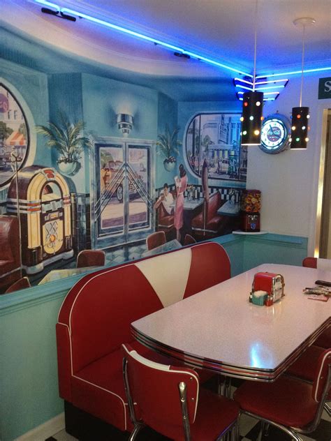 Retro Kitchen Ideas: Diner Booth, Chairs, Tables, Home Diner | Diy kitchen decor, Diner decor ...