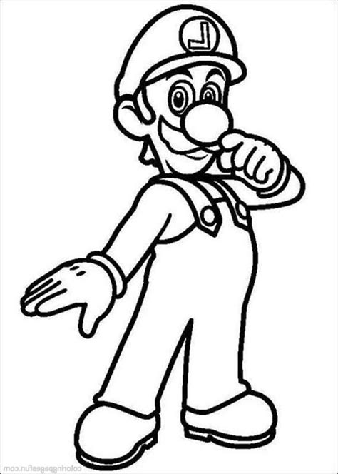 Print Mario And Luigi Coloring Pages - Coloring Home