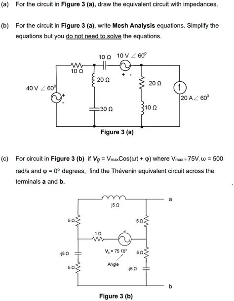 Solved Texts A For The Circuit In Figure A Draw The Equivalent