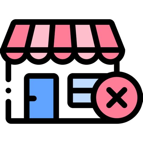 Shop Detailed Rounded Lineal Color Icon