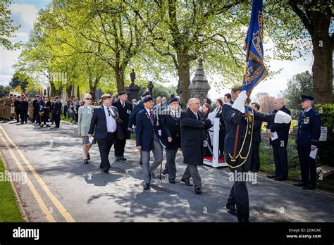 Warrington Uk 24th Apr 2022 The Anniversary Of Anzac Day Australian