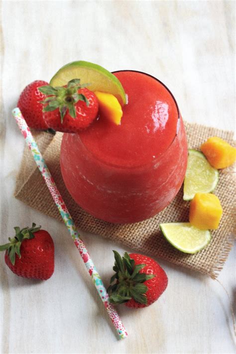 Strawberry Mango Margaritas Baker By Nature