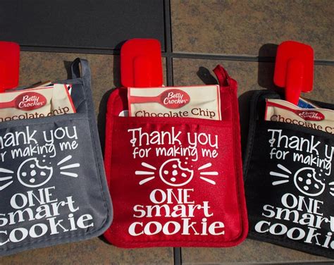 Teacher Appreciation Pot Holder Gift Set Thank You For Making Me One