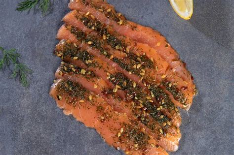 Les Emincés de saumon fumé à l aneth mon marché fr