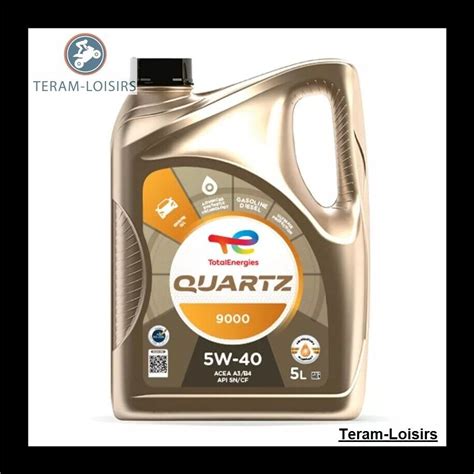 Total Quartz 9000 / 5W-40 / 5L / PSA B71 2296 / Renault RN 0700 / 0710 ...