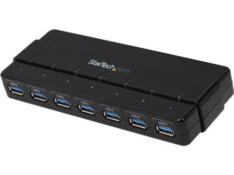 Startech St7300usb3b Usb 30 Superspeed 7 Port Desktop Hub With Power