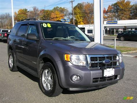 2008 Tungsten Grey Metallic Ford Escape Xlt V6 4wd 20455949 Photo 2 Car Color