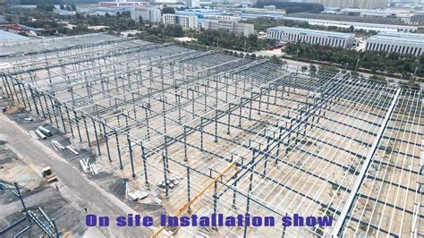 Galvanized Steel Structure Warehouse Large Span Workshop Prefabricated