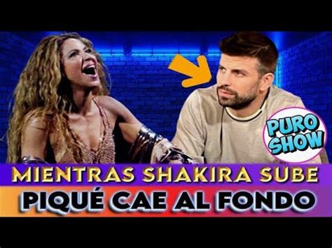 MIENTRAS SHAKIRA SUBE A LO ALTO GERARD PIQUÉ SE PRECIPITA AL VACIO