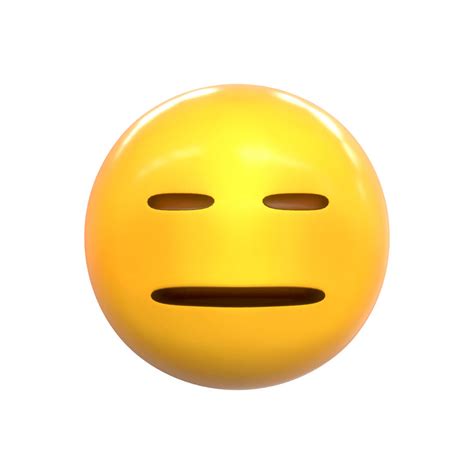 Emoji Expressionless Face Modelo D Unknown Stl Obj Fbx C D