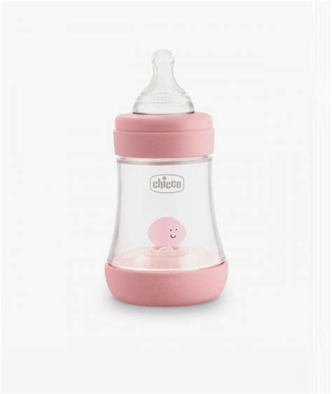 CHICCO BIBERON PLAST SILICONA PERFECT5 ROSA150ML