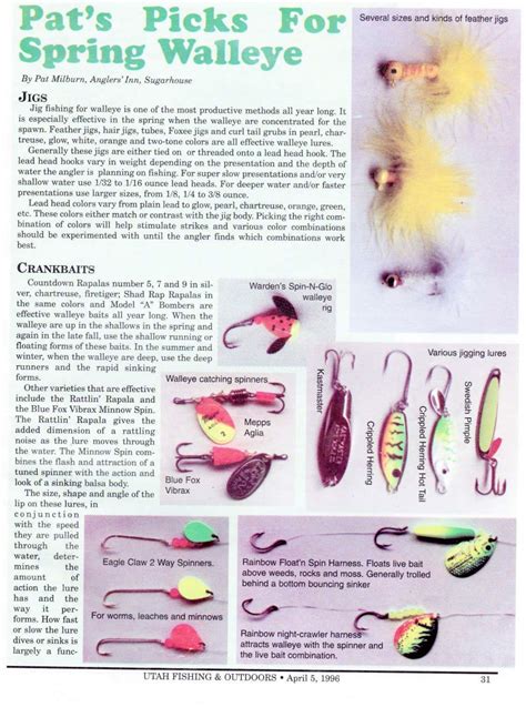 Best Lures For Walleye Fishing - RedRockAdventure.com