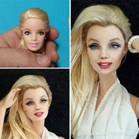 Artist Remakes The Dolls' Makeups To Make Them More Realistic ...