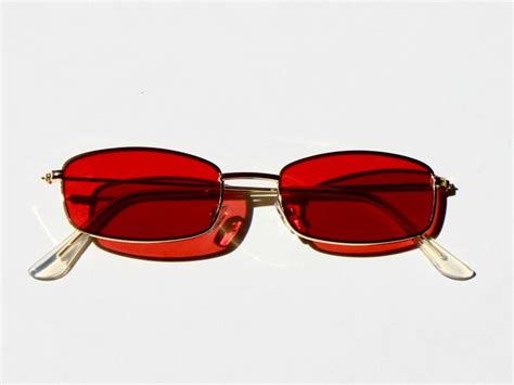 Retro Vintage Saint Rectangle Sunglasses Etsy Vintage Sunglasses