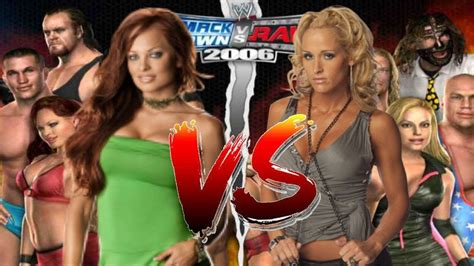 WWE Smackdown Vs Raw 2006 Fulfill Your Fantasy Match Christy Hemme Vs