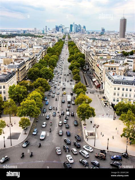 Arc De Triomphe View From Top