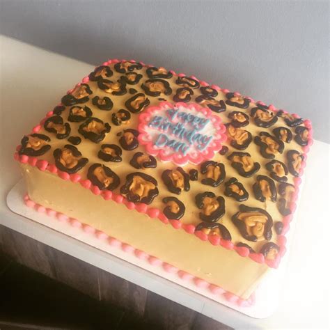 Leopard Print Birthday Cake Recipe Leopard Cake  Renahtersa