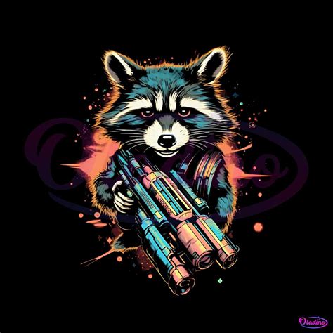 Rocket Raccoon Guardians Of The Galaxy Png Silhouette Files - Oladino