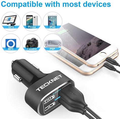 Meilleurs Chargeurs De Voiture USB Multiples Pour Charger Divers