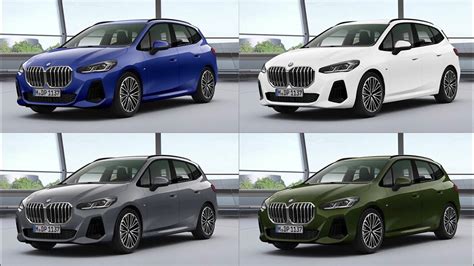 New 2022 Bmw 2 Series Active Tourer Colours Comparison 9 Official Shades And Wheels Youtube