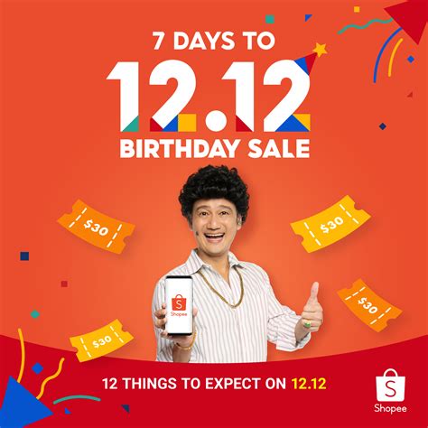 Shopee - We're 7 days away from our 12.12 Birthday Sale 🥳 With up to ...