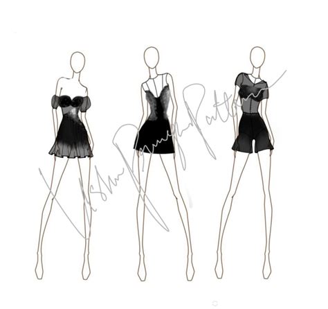 Draw A Fashion Collection By Vishnu Fashions Fiverr