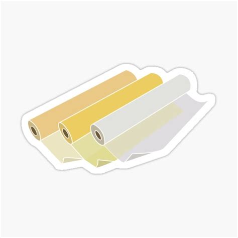 "trace paper roll" Sticker for Sale by tiffanydang | Redbubble