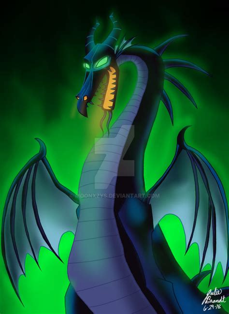 Maleficent (Dragon) by Moonxzys on DeviantArt