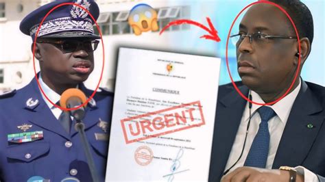 URGENT Set Fini Macky Sall Annonce Ministre de L intérieu YouTube