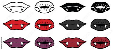 Fang Clipart Collection: Explore Creative and Spooky Fangs Graphics