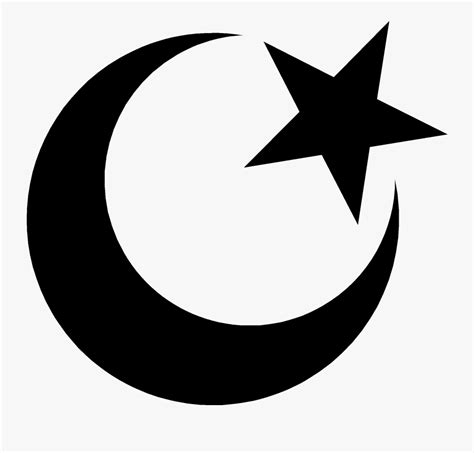 Sign For Muslim , Png Download - Chand Tara , Free Transparent Clipart - ClipartKey