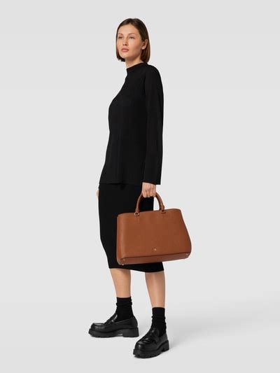 Kup online Lauren Ralph Lauren Torba shopper ze skóry model Hanna