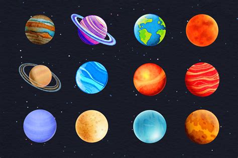 Large Printable Planets