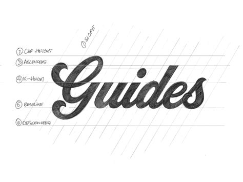 Using Lines And Shapes To Guide Your Lettering Lettering Guide