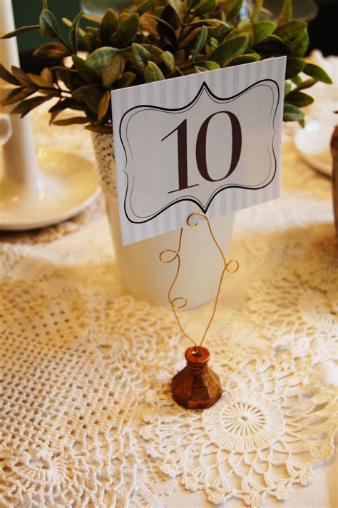 Table Number Place Card Holder Place Card Holders Place Cards Cards