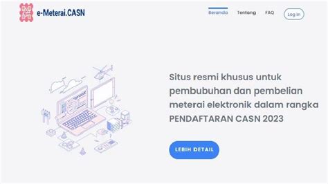 Lengkap Cara Beli Dan Pembubuhan E Materai Berkas Pendaftaran Cpns Dan