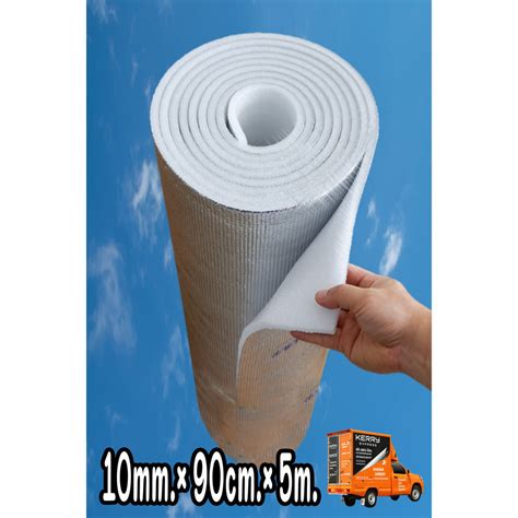 ฉนวนพีอีเคลือบฟอยล์ หนา2mm กว้าง90cm ยาว20m Insulation Epe Foam 2mm 90cm 20m Totoshopping