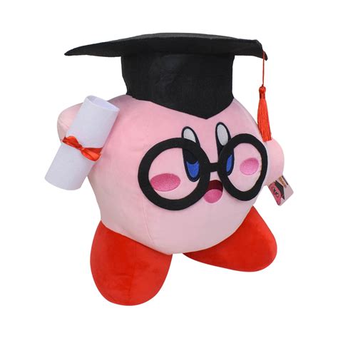 Astez Kirby Plush Toy 15" Doctor Hat Kirby Stuffed Animal, Collectible ...