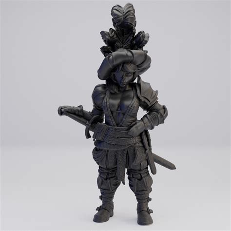 Hot Goblin メリッサ ミニチュア ホットゴブリン 女性戦士 フィギュア