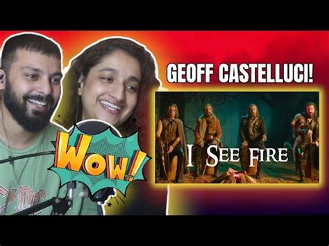 Couple Reacts To I See Fire The Hobbit Low Bass Singer Cover