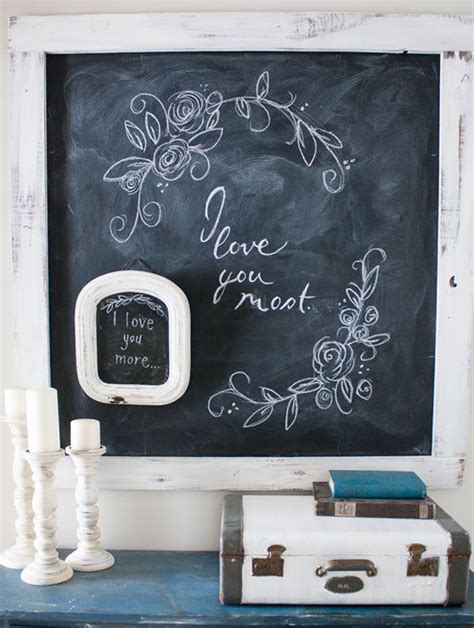 15 Romantic Chalkboard Ideas For Valentine S Day Homemydesign