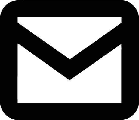 Gmail Icon Black Vector Art, Icons, and Graphics for Free Download