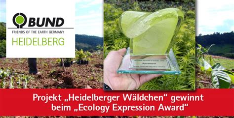 Projekt Heidelberger Wäldchen gewinnt bei Ecology Expression Award