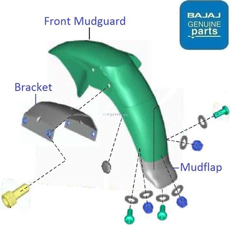 Bajaj Pulsar 220F BS6 2020 Front Mudguard