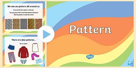 Introduction To Pattern Powerpoint Profesor Hizo Twinkl