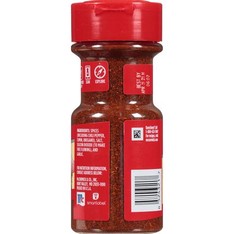 Mccormick Hot Mexican Style Chili Powder 25 Oz Shipt