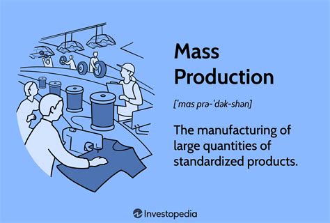 mass production examples advantages  disadvantages