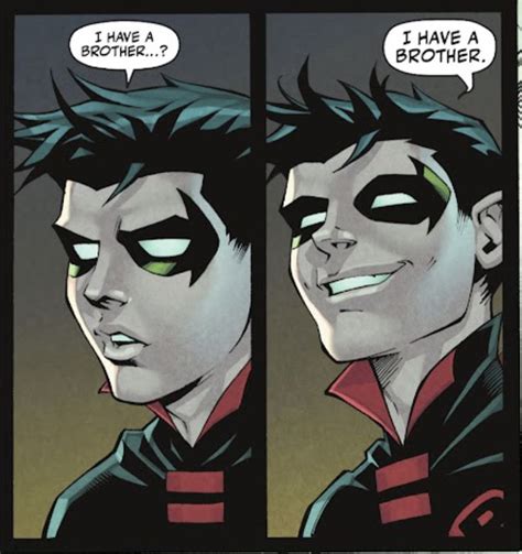 Damian Wayne Finding Out About His Half Brother Damian Wayne Dc