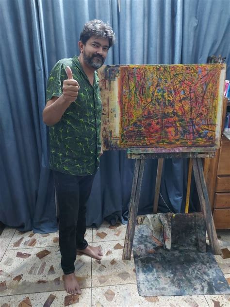 Abstract Painting By Makhdoom Sadiq Khan